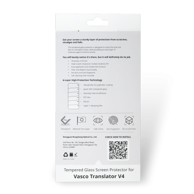 Screenprotector voor de Vasco Translator V4